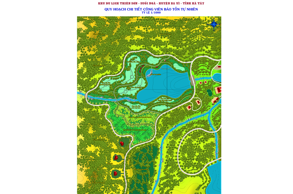 Thiên Sơn - Suối Ngà_Quy hoạch chi tiết tỷ lệ 1/2000 Khu Liên hợp du lịch sinh thái, văn hóa và thể thao