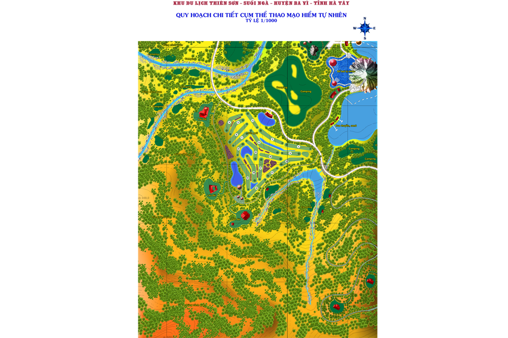Thiên Sơn - Suối Ngà_Quy hoạch chi tiết tỷ lệ 1/2000 Khu Liên hợp du lịch sinh thái, văn hóa và thể thao